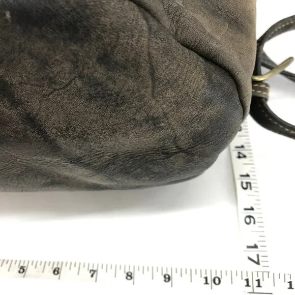 Backpack Large Handcrafted Rucksack Brown Thick Leather ALL THE PRETTY HORSES - Picture 9 of 10